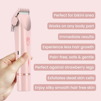 GlowShave™ | 2-in-1 Body Shaver