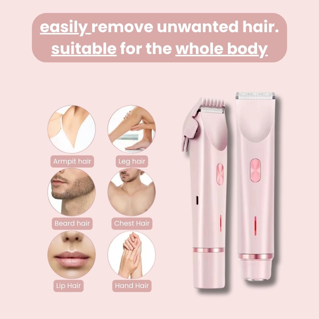 GlowShave™ | 2-in-1 Body Shaver
