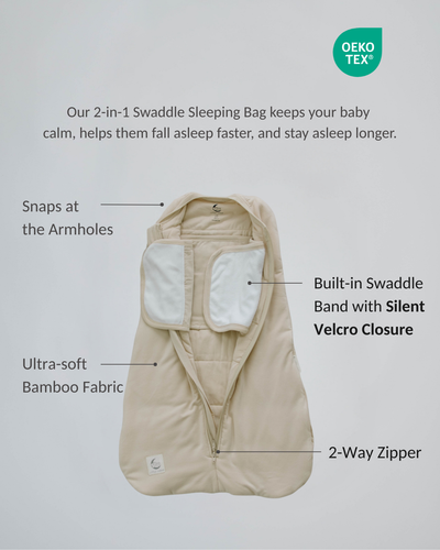 Selvoria™ | Bamboo Swaddle Sleeping Bag
